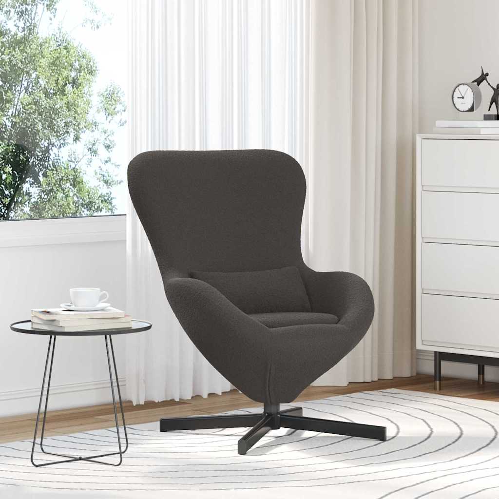 Poltrona ovo Creme 63 x 73 x 90 cm tecido
