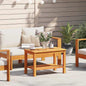 Mesa lateral Aceite Natural 110 x 55 x 45 cm