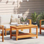 Mesa lateral Aceite Natural 110 x 55 x 45 cm