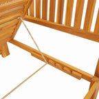 Tumbona Aceite Natural 200 x 57 x 75cm Madera maciza de Acacia
