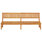 Tumbona Aceite Natural 200 x 57 x 75cm Madera maciza de Acacia