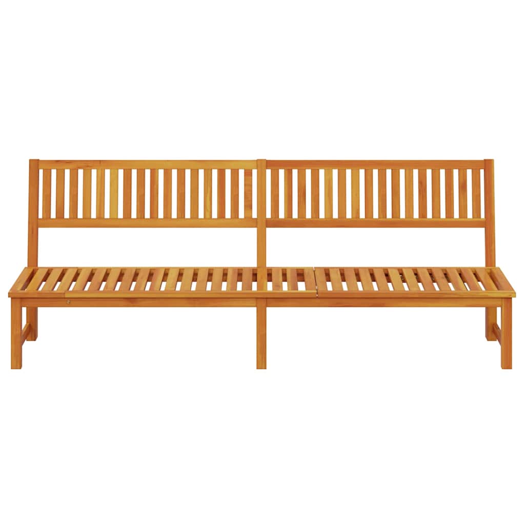 Tumbona Aceite Natural 200 x 57 x 75cm Madera maciza de Acacia
