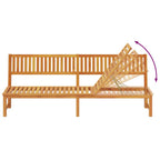 Tumbona Aceite Natural 200 x 57 x 75cm Madera maciza de Acacia