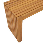 Banco Aceite Natural 110 x 30 x 45 cm Madera de teca maciza