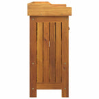 Armario de Jardín con cajón Natural 78 x 36,5 x 78cm
