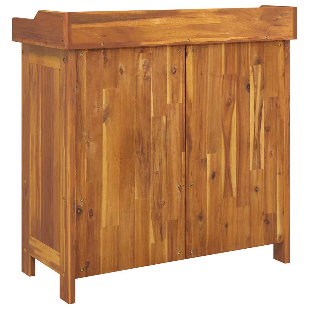 Armario de Jardín con cajón con puerta Natural 78 x 36,5 x 78cm