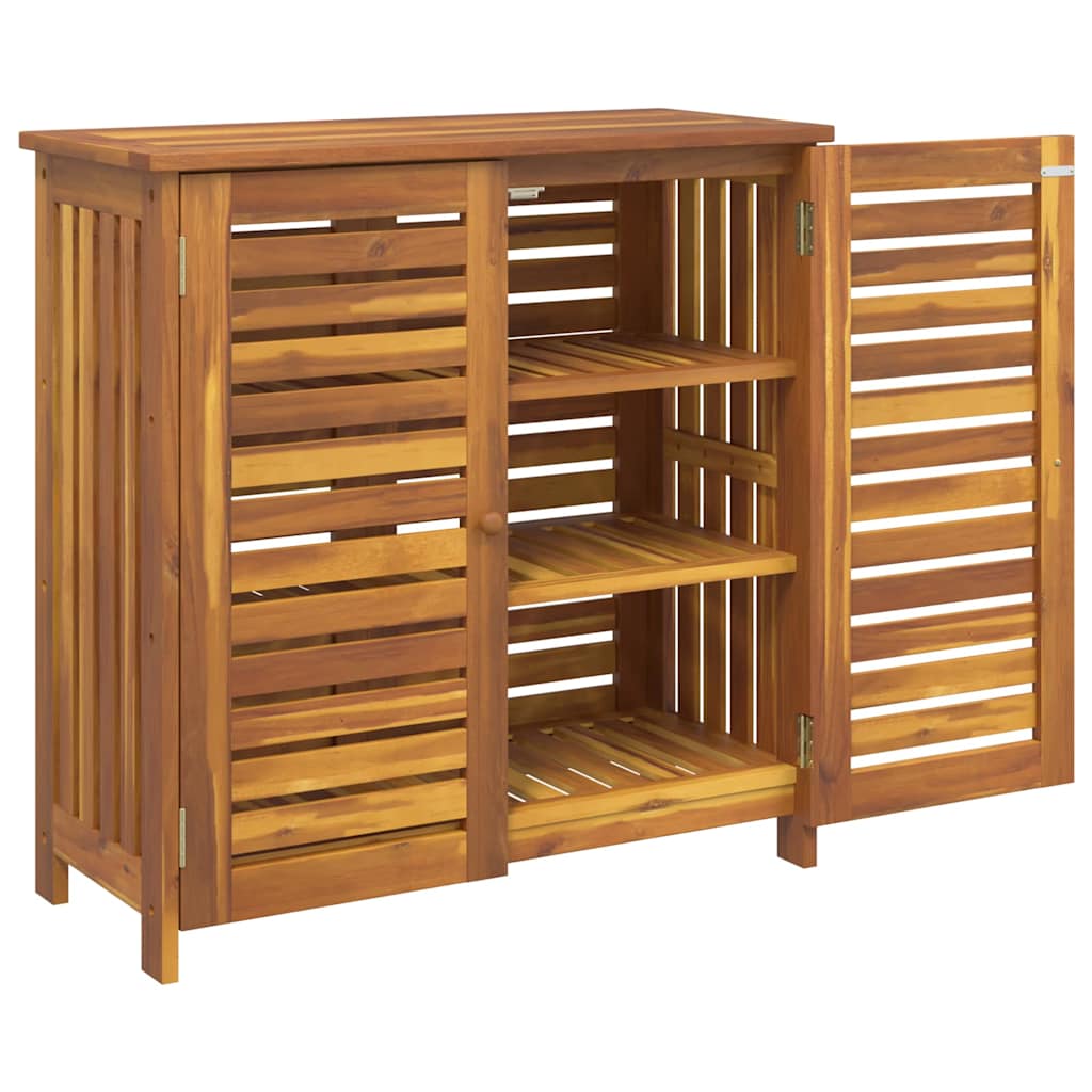 Armario de Jardín con estante con puerta Natural 90 x 40 x 90cm