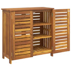 Armario de Jardín con estante con puerta Natural 90 x 40 x 90cm
