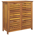 Armario de Jardín con estante con puerta Natural 90 x 40 x 90cm