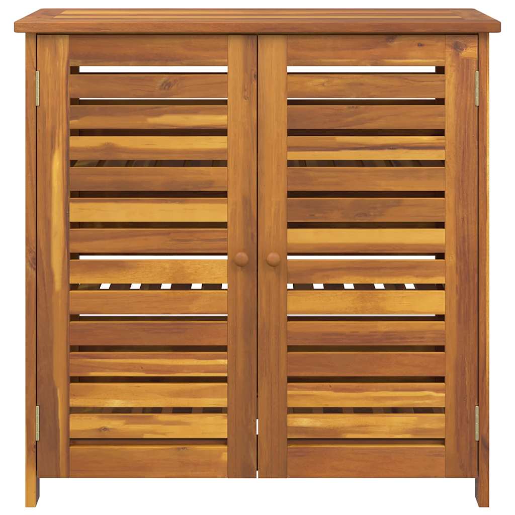Armario de Jardín con estante con puerta Natural 90 x 40 x 90cm