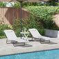 Tumbona plegable 2 pcs Azul marino 182 x 55 x 85,5 cm Textileno