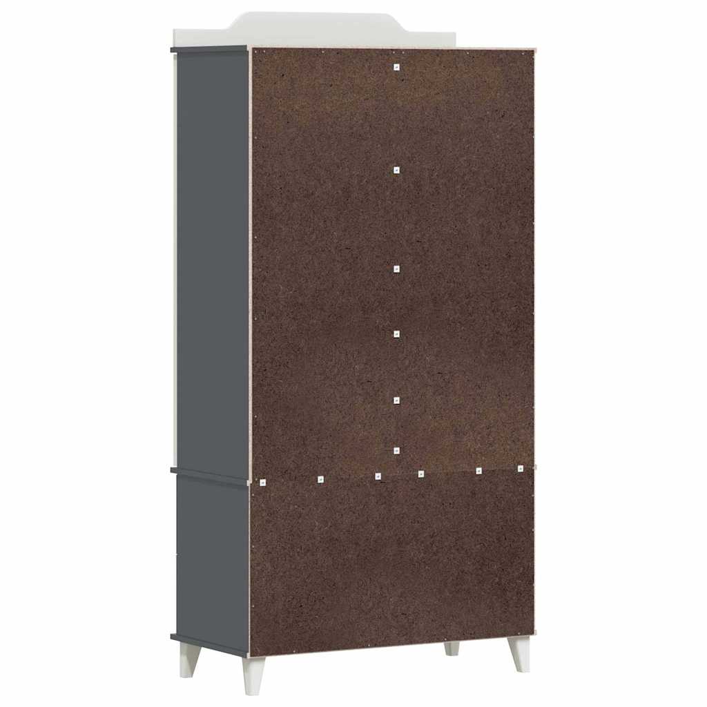 Armario de Pizarra con cajón ROROS Gris y 90 x 45 x 180 cm