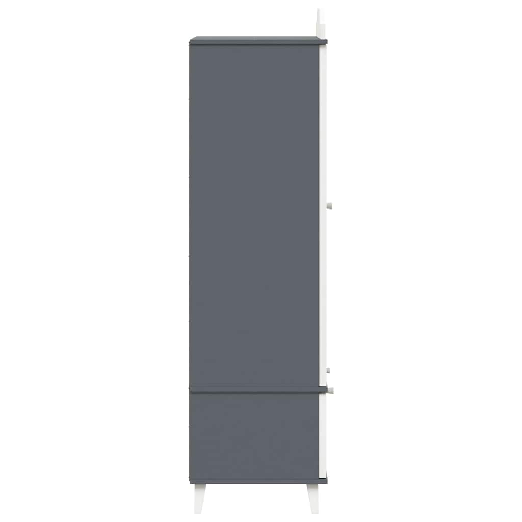 Armario de Pizarra con cajón ROROS Gris y 90 x 45 x 180 cm