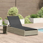 Tumbona Beige 200.5 x 70 x 75 cm ratán sintético