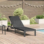 Tumbona Marrón 206 x 115 x 75 cm ratán sintético
