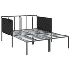 Tumbona con cojín 2-persona Antracita 153 x 115 x 69.5 cm