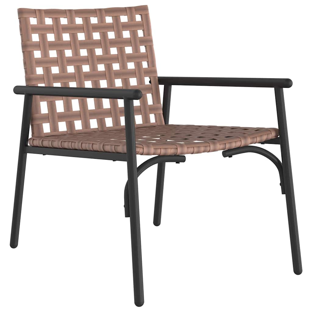 Silla de Jardín 2 pcs Marrón 78 x 55,5 x 75,5 cm