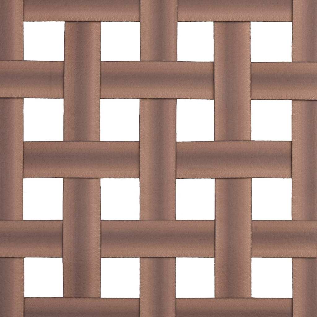 Silla de Jardín 2 pcs Marrón 78 x 55,5 x 75,5 cm