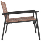 Silla de Jardín 2 pcs Marrón 78 x 55,5 x 75,5 cm