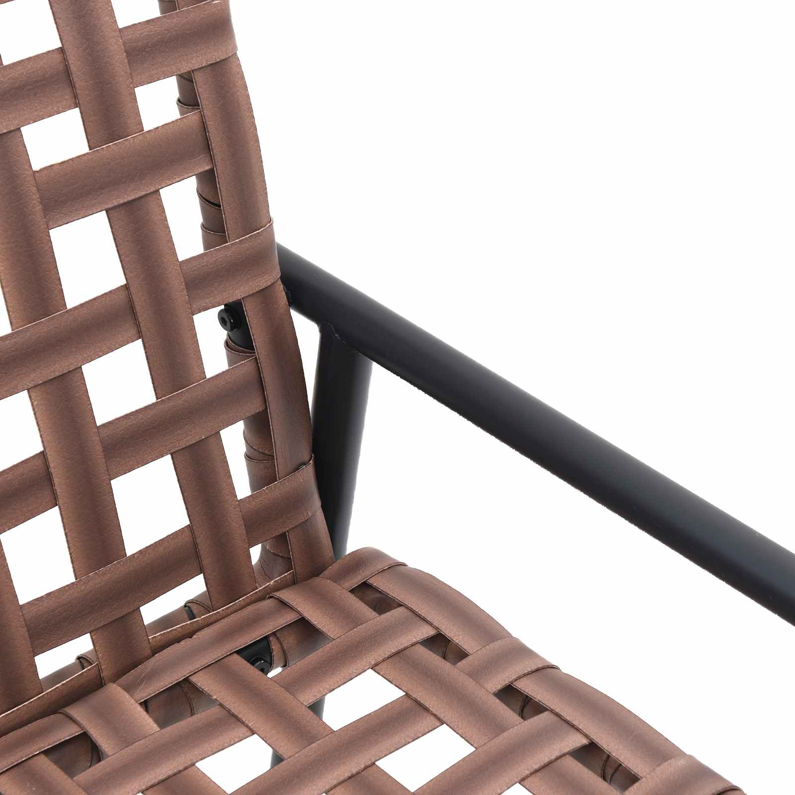 Silla de Jardín Marrón 110,5 x 79 x 75,5 cm ratán sintético