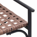 Silla de Jardín Marrón 110,5 x 79 x 75,5 cm ratán sintético