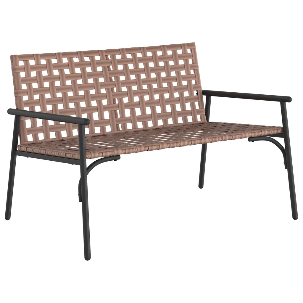 Silla de Jardín Marrón 110,5 x 79 x 75,5 cm ratán sintético
