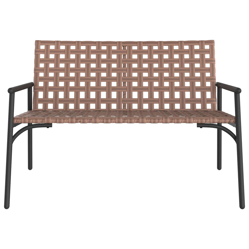 Silla de Jardín Marrón 110,5 x 79 x 75,5 cm ratán sintético