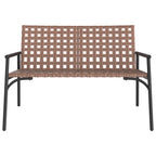 Silla de Jardín Marrón 110,5 x 79 x 75,5 cm ratán sintético