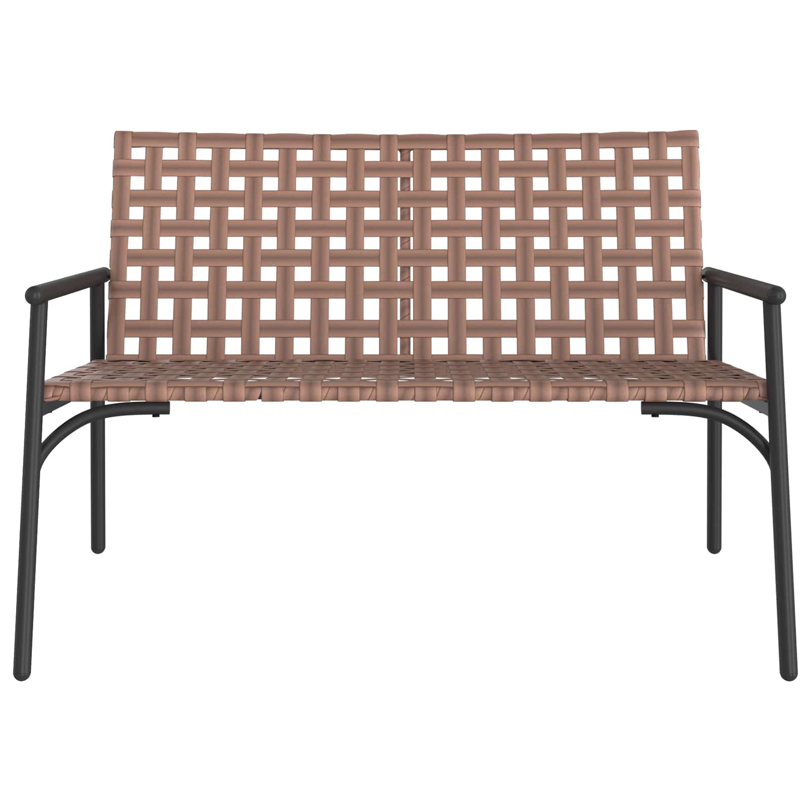 Silla de Jardín Marrón 110,5 x 79 x 75,5 cm ratán sintético