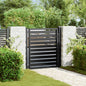 Puerta de jardín 100x100 cm acero corten diseño ligero