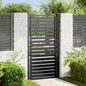 Puerta de jardín 100x100 cm acero corten diseño ligero