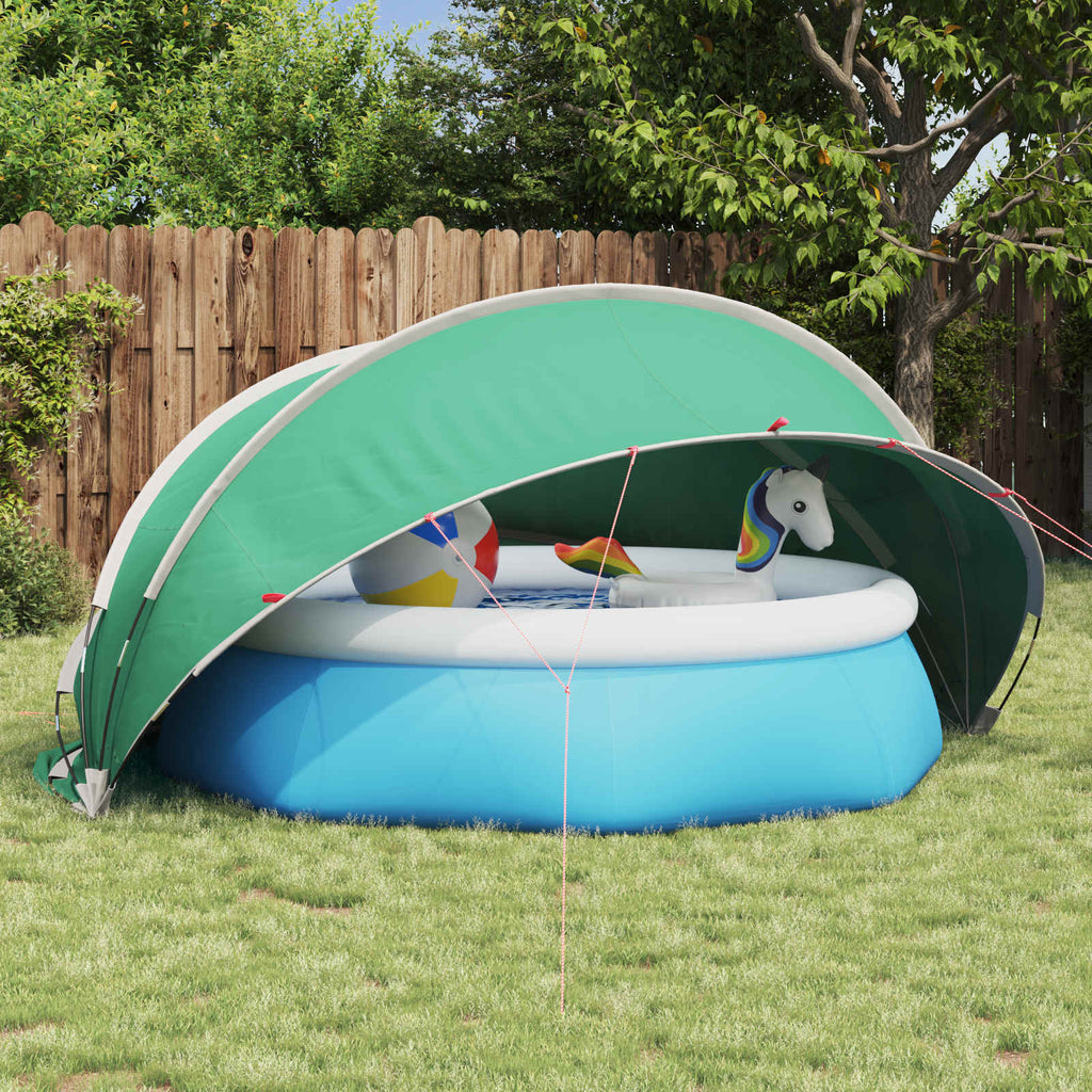 Cúpula para piscina Manual Azul 336 x 322 x 160 cm