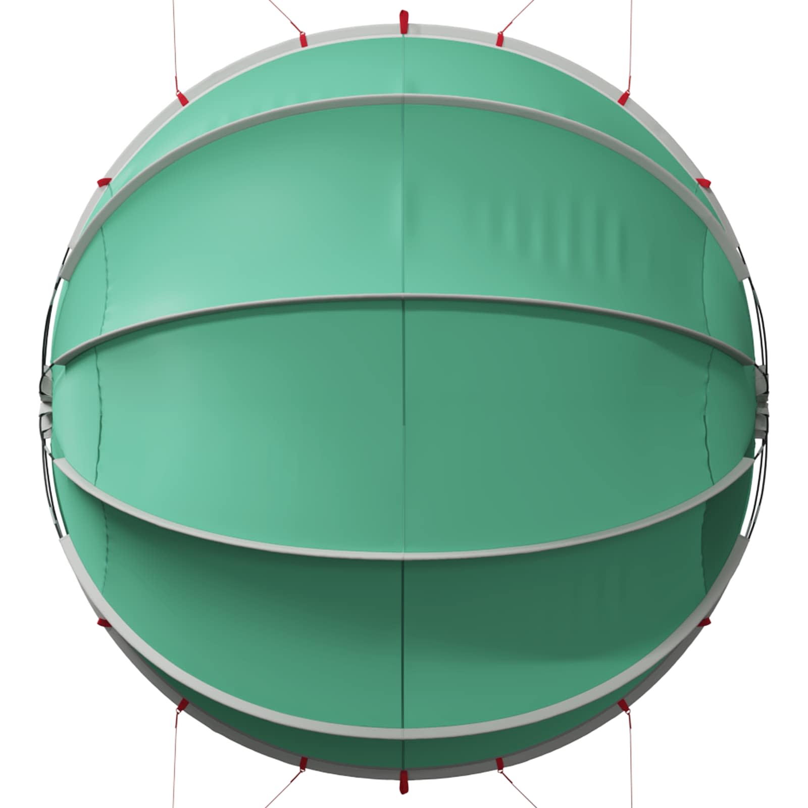 Cúpula para piscina Manual Azul 336 x 322 x 160 cm