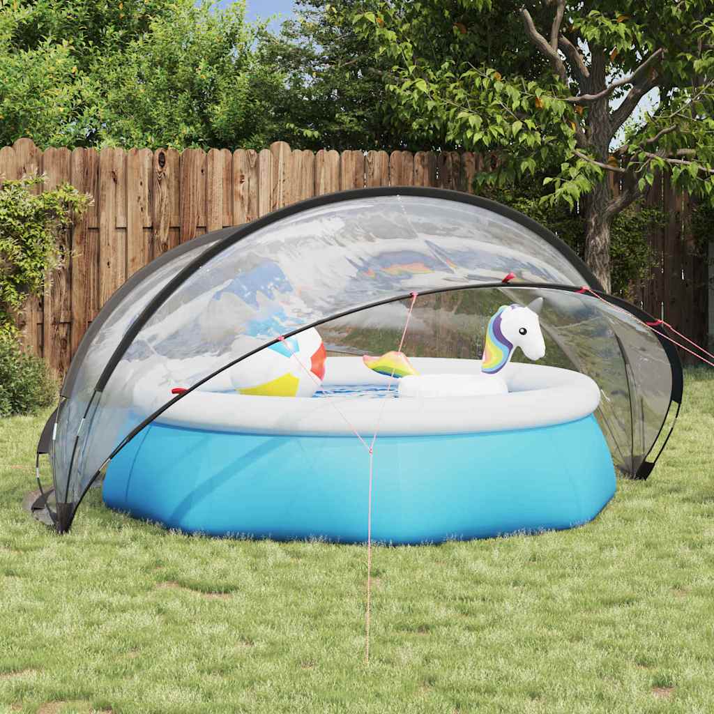 Manual Blue Pool Dome 336 x 322 x 160 cm