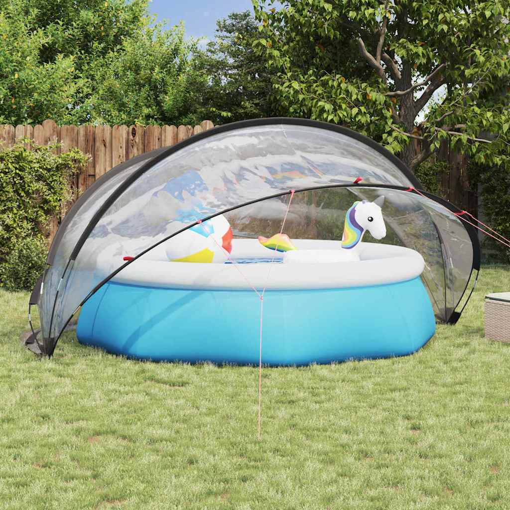Manual Blue Pool Dome 336 x 322 x 160 cm