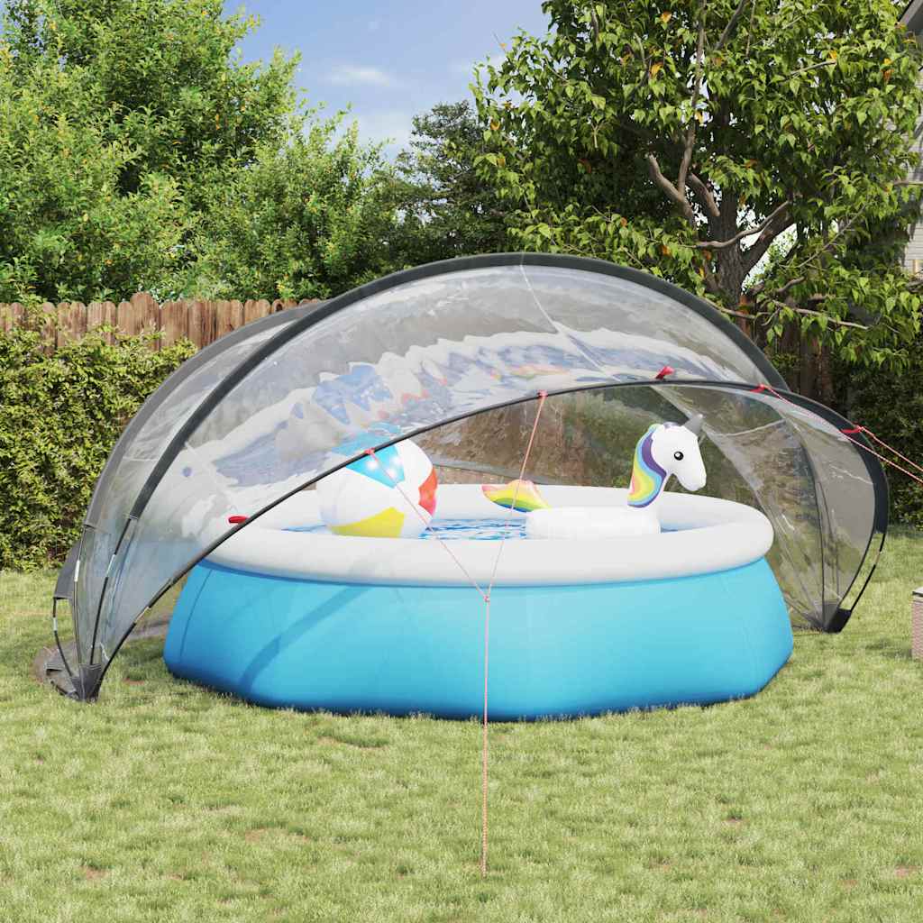 Manual Blue Pool Dome 336 x 322 x 160 cm