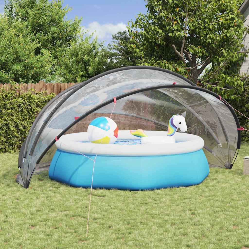Manual Blue Pool Dome 336 x 322 x 160 cm