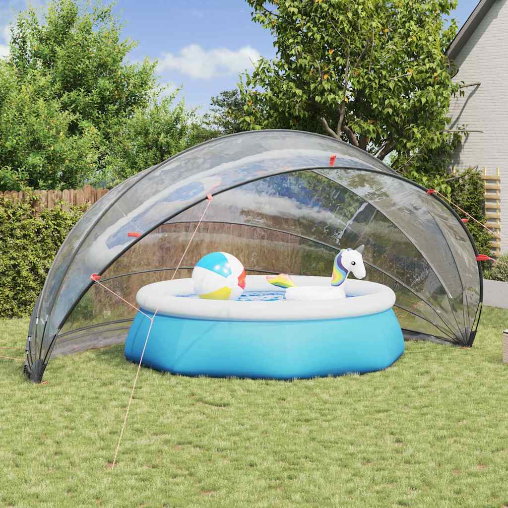 Manual Blue Pool Dome 336 x 322 x 160 cm