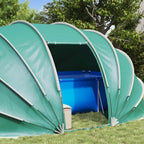 Tienda de piscina tipo cúpula Azul 538 x 440 x 204 cm