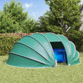 Tienda de piscina tipo cúpula Azul 538 x 440 x 204 cm
