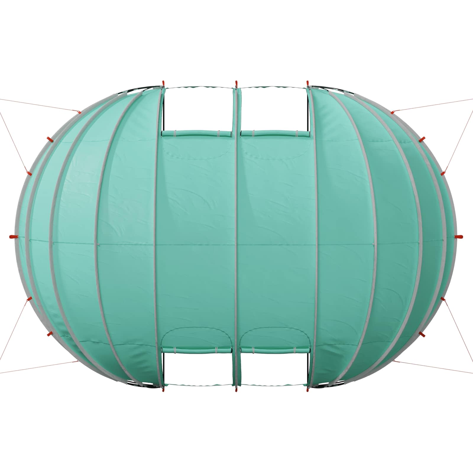 Tienda de piscina tipo cúpula Azul 538 x 440 x 204 cm
