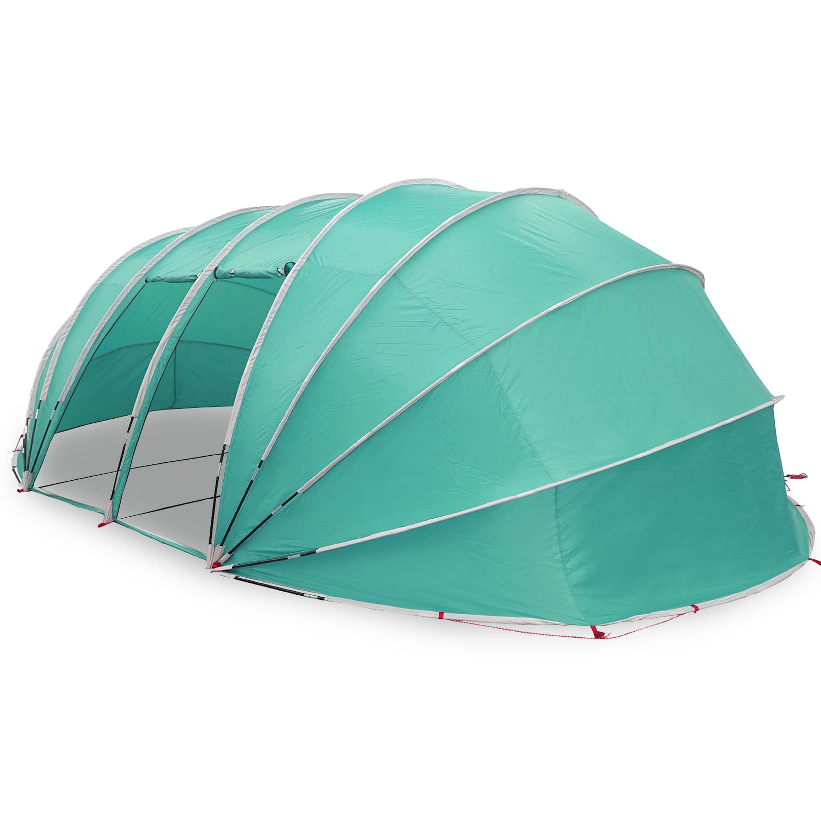 Tienda de piscina tipo cúpula Azul 538 x 440 x 204 cm