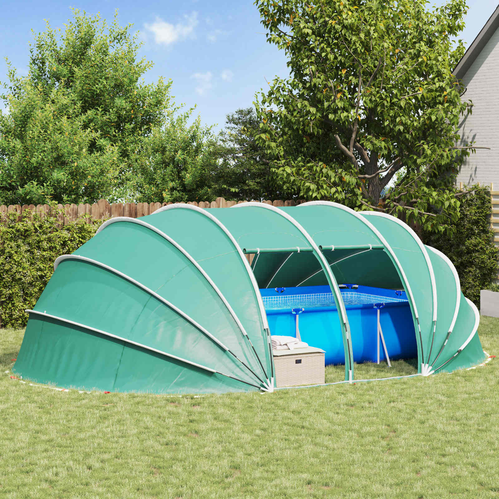 Blue Dome Pool Tent 538 x 440 x 204 cm