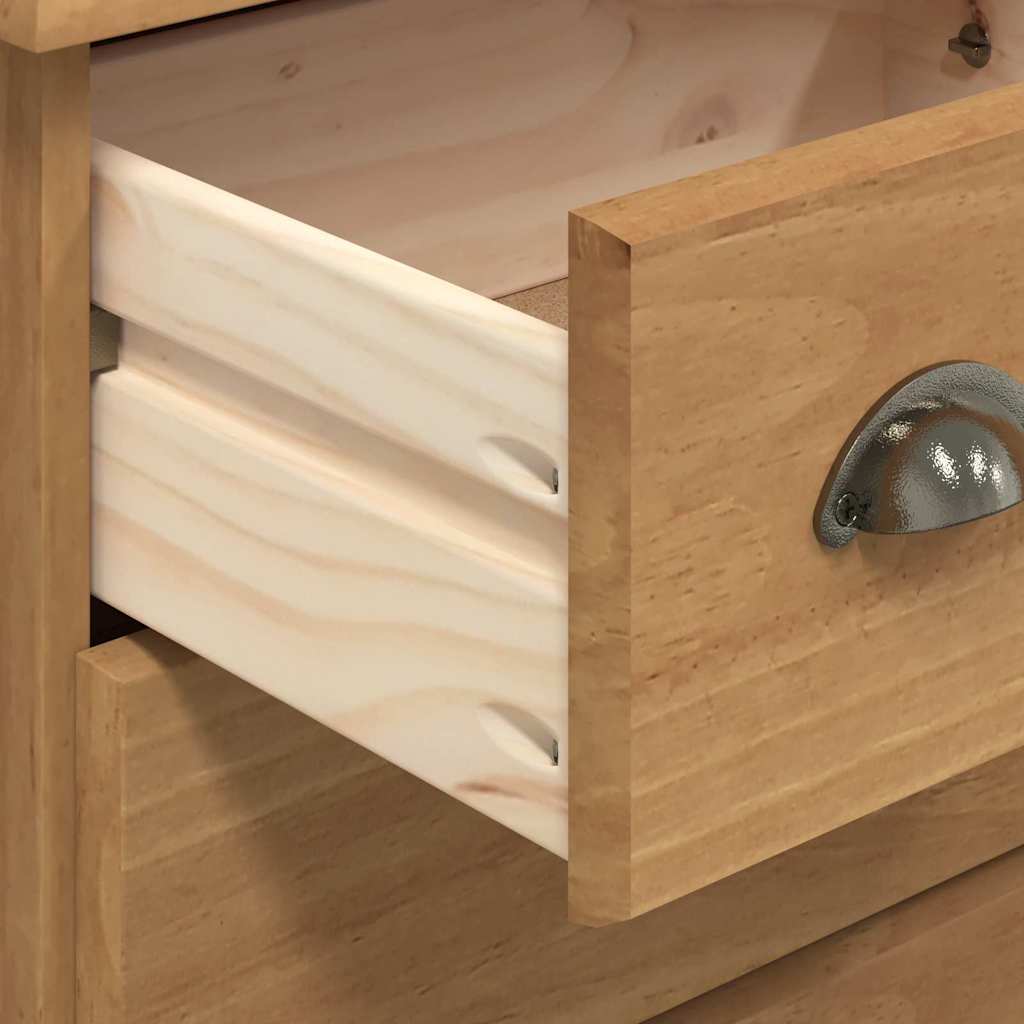 Hutch ASKIM Cera de Miel 91 x 40 x 184 cm Madera de pino macizo