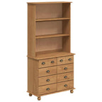 Hutch ASKIM Cera de Miel 91 x 40 x 184 cm Madera de pino macizo