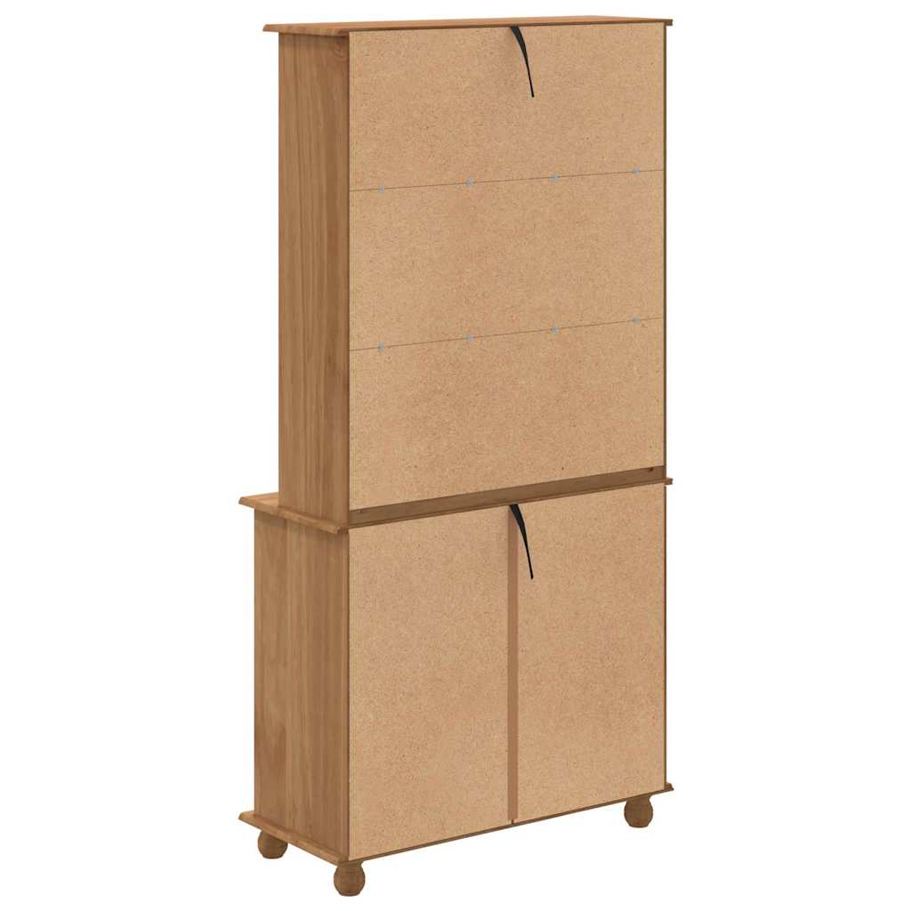 Hutch ASKIM Cera de Miel 91 x 40 x 184 cm Madera de pino macizo