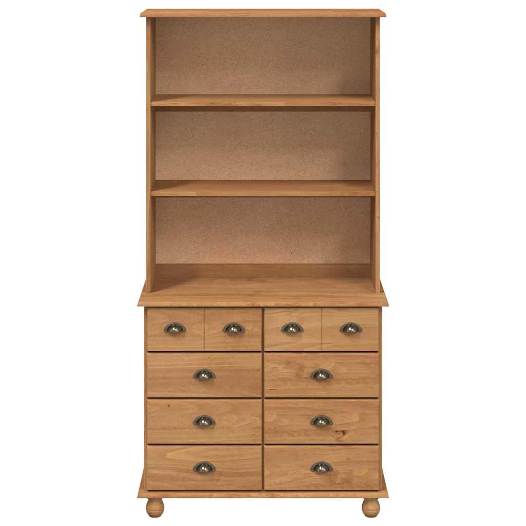 Hutch ASKIM Cera de Miel 91 x 40 x 184 cm Madera de pino macizo