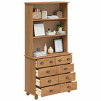 Hutch ASKIM Cera de Miel 91 x 40 x 184 cm Madera de pino macizo