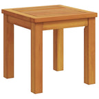 Tumbona 2 pcs Marrón Madera de Acacia Sólida