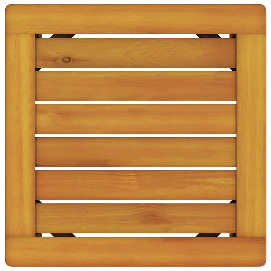 Tumbona 2 pcs Marrón Madera de Acacia Sólida
